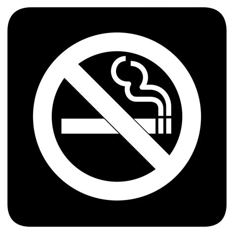 No Smoking Free Stock Photo Illustration Of A Black