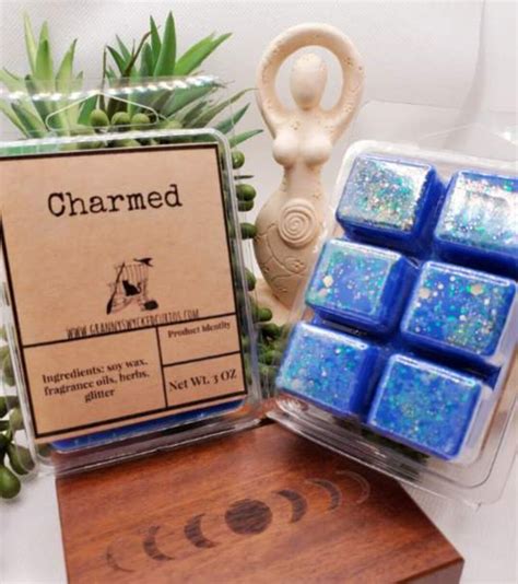 Charmed 3 Oz Clam Shell Soy Tart Wax Melt Witchy Highly Scented Soy Candle For Wax Warmer Etsy