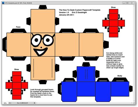 Htg Projects How To Create Your Own Custom Papercraft Toy