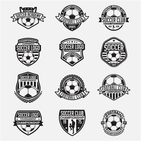 Soccer Badges And Logos 2159105 Vector Art At Vecteezy