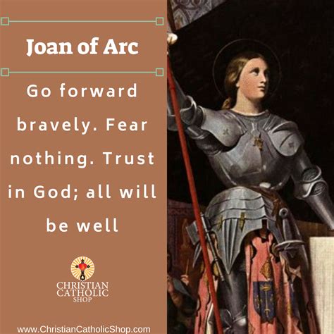 St Joan Of Arc Quotes Shortquotescc