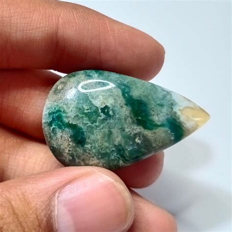 Beautiful Natural Gemstone Pear Cabochon Amazing Gemstone Etsy
