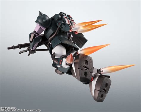 Robot Spirits Mobile Suit Gundam MS R A ZAKU II High Mobility Type A N I M E Ver Black Tri