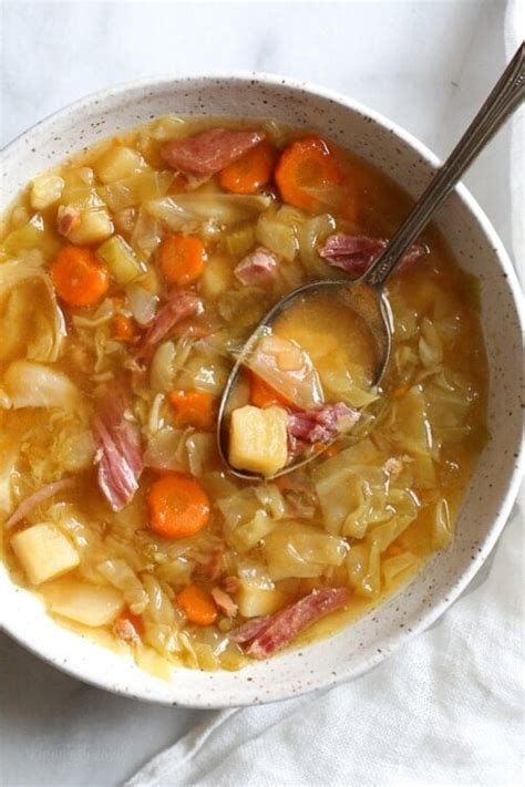 Lauren Scott Blog Leftover Ham Bone Soup With Potatoes And Cabbage Instant Pot Stove