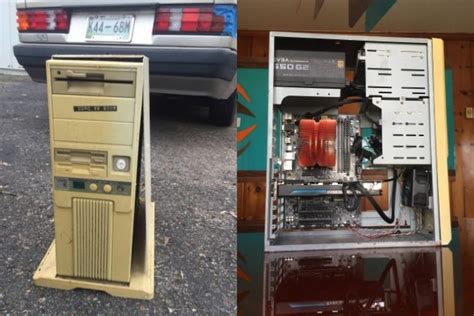Nostalgia Meets Performance A High End Gaming Pc Inside A 386 Case