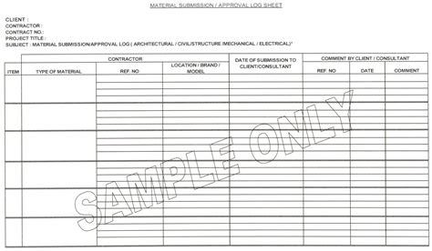 Home > products & services > classification services > approval lists > list of approved materials and equipment. CONSTRUCTION MANAGER: MATERIAL APPROVAL LOG FORM