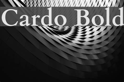This font is free for personal and commercial use. Cardo Bold Font - FFonts.net