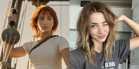 Profile And Portrait Of Emily Rudd Beautiful Actress Playing Nami In One Piece Live Action