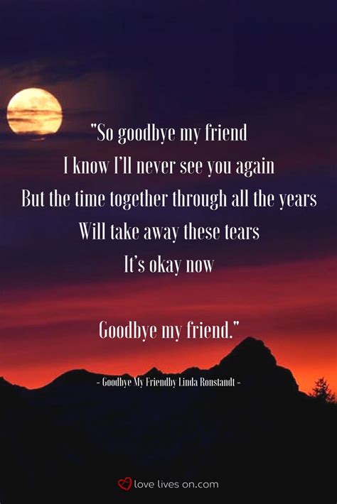 A Friendly Goodbye Lyrics Friendsi
