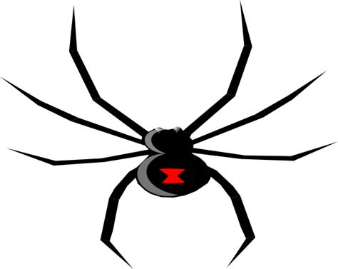 Black Widow Spider Clip Art