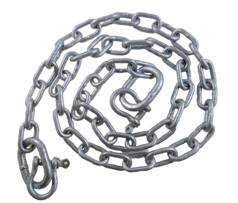Us Galvanized Anchor Chain 38 X 6 With 12 Shackles And Oversized