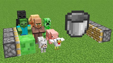 All Mobs In Bucket Youtube