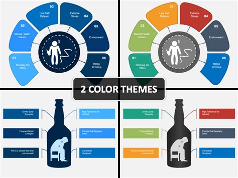 Alcohol Addiction Powerpoint Template Ppt Slides