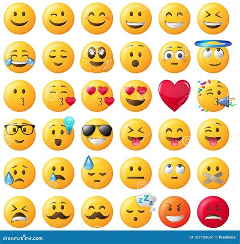 Smileys Emoticons With Sunglasses Vector Creation Kit Smiley Emojis