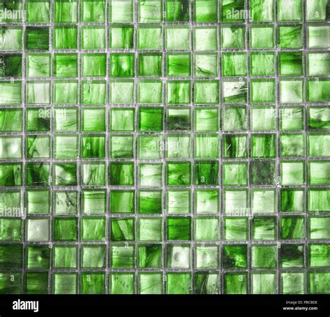 Green Mosaic Tiles Abstract Texture And Background Stock Photo Alamy