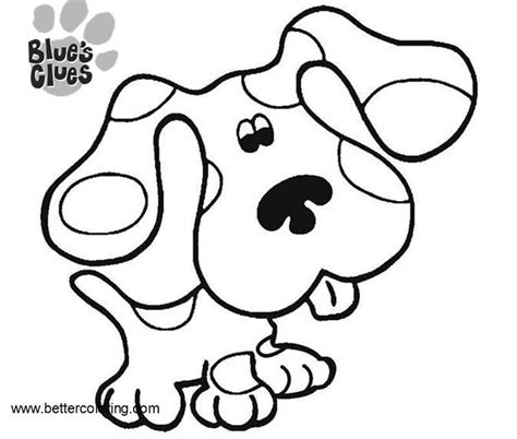 Blues Clues Coloring Pages Free Printable Coloring Pages