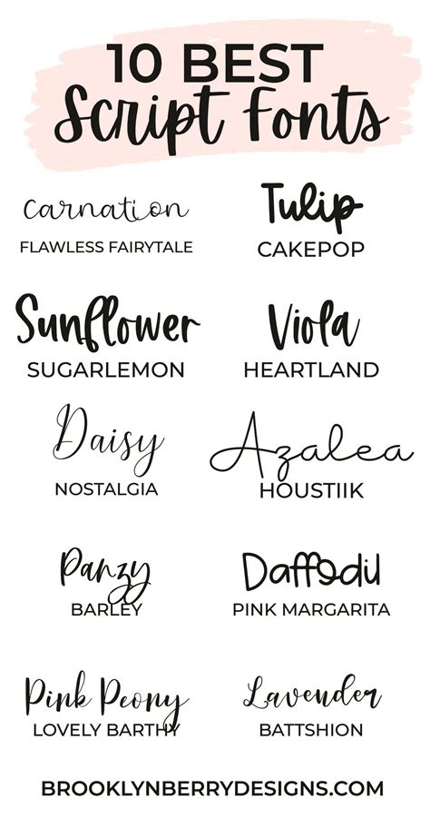 What Are The Best Cursive Fonts Best Design Idea