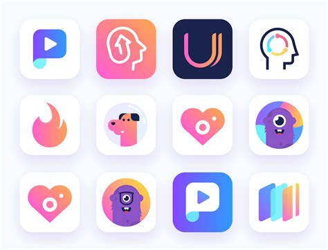 Pin By Sungshin Park On Ios Icon App Logo Icon Design Icon Design