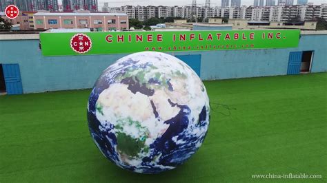 Giant Inflatable Earth Ball 5m Diameters Eh 01 Youtube