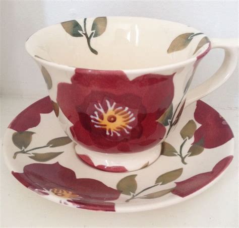 Emma Bridgewater Christmas Rose Hellebore Large Cup And Saucer Ebay