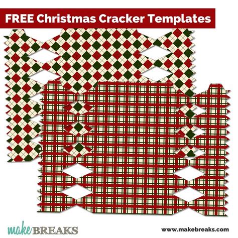 Toilet roll or kitchen roll holders) . Christmas Crackers #2 Free Printable - Make Breaks