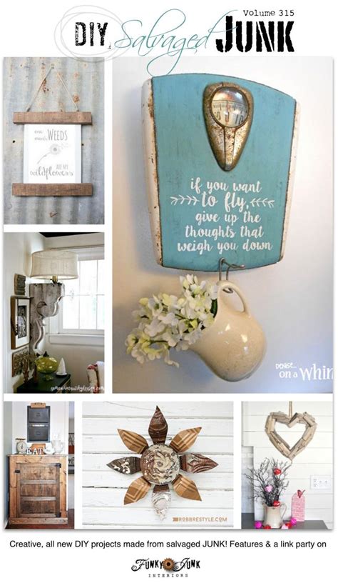 The Coolest Diy Salvaged Junk Projects Vol 315 Funky Junk Interiors
