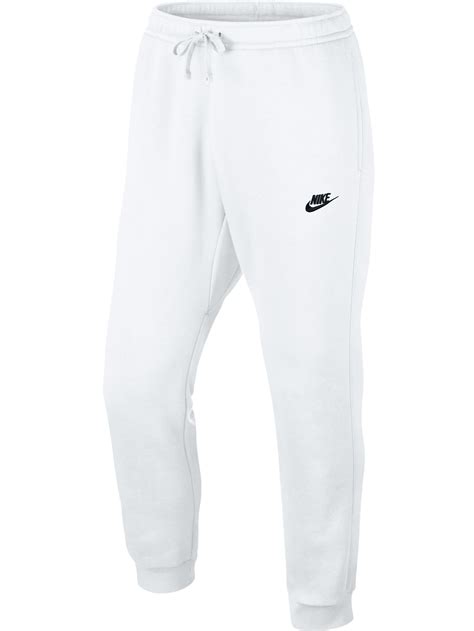Nike Sportswear Club Fleeced Mens Cuffed Jogger Pants Whiteblack
