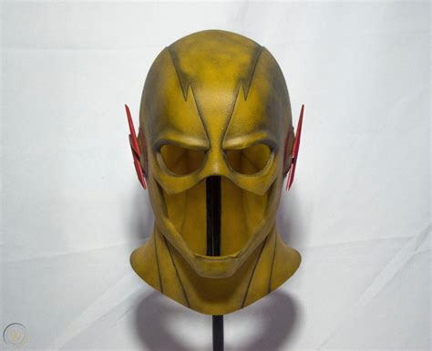 Cw Reverse Flash Mask Eobard Thawne Cosplay Replica Prop Cowl Dc