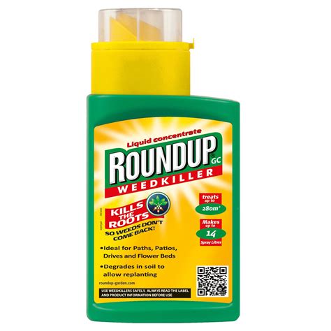 Roundup Concentrate Weed killer 280ml | Departments | DIY at B&Q