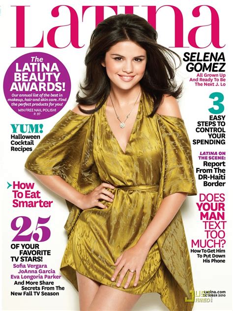 Teencelebbuzz Selena Gomez Covers Latina Magazine