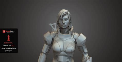 Mass Effect Female Shepard 3d Models By Lambert Designer