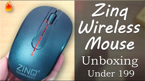 Zinq Technologies W Wireless Mouse With Dpi Unboxing And Review