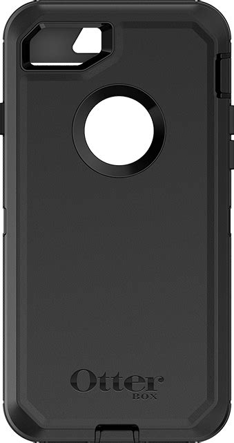 otterbox defender series case and holster iphone se 2020 8 7 black black from atandt