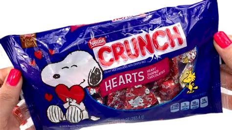 Snoopy Nestle Crunch Hearts Unwrapping Youtube