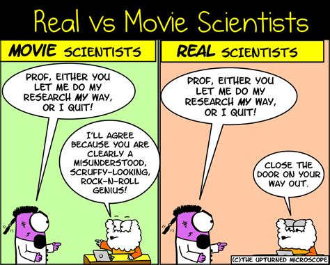 Movie Vs Real Scientists 11 Biology Humor Fun Science Science Jokes