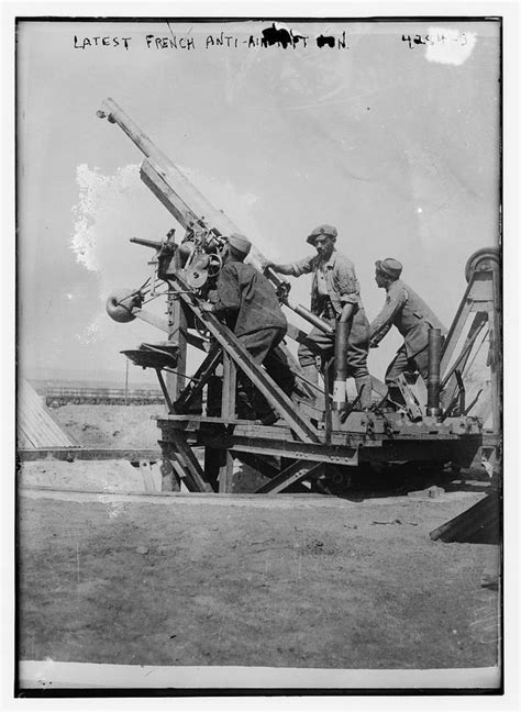 November 29 1917 French 75mm Field Gun Which Has Been Mounted For