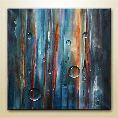 Tears Is An Abstract Painting By Artist Niki Katiki