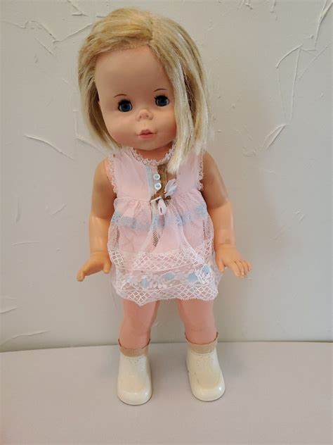 Vintage 18 Mattel 1964 Baby First Step Walking Doll Original Ebay