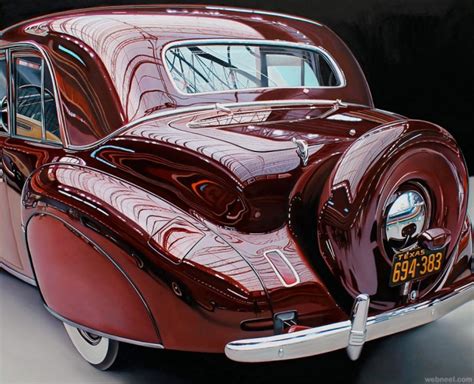 25 Extraordinary Hyper Realistic Car Paintings By Cheryl Kelley