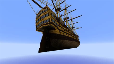 Hms Victory First Rate Ship Of The Royal Navy Minecraft Map