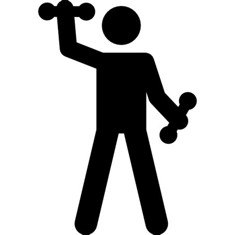 Exercise Pictograms Fill Icon