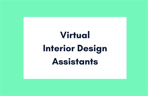 Virtual Interior Design Assistants 4dbiz 4dbiz