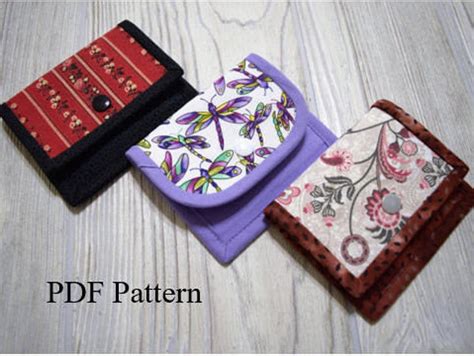 Gift Card Wallet Pdf Sewing Pattern For Gift Card Wallet Etsy Pdf