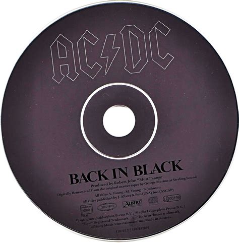 Arriba 91 Foto Ac Dc Back In Black Album Cena Hermosa 092023