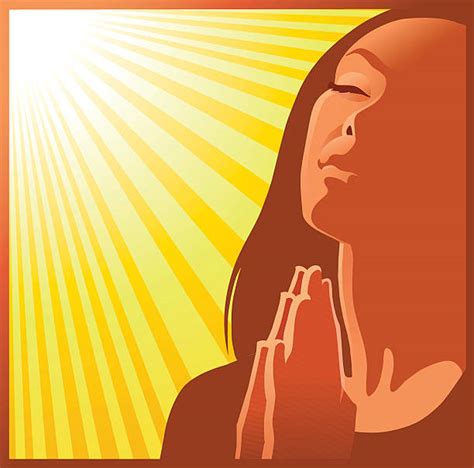 Royalty Free Praying Woman Clip Art Vector Images