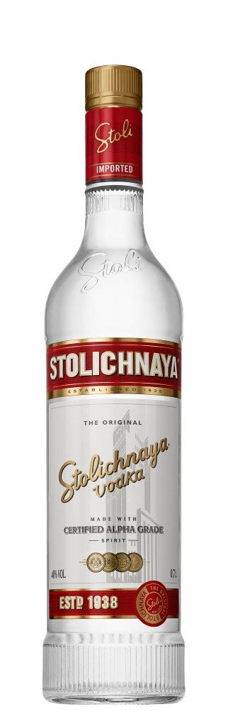 Stolichnaya Unveils First Bottle Redesign In Its 75 Year History