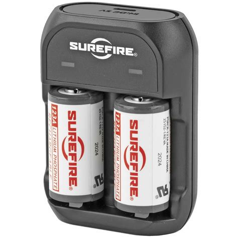 Surefire 123a Rechargeable Batteries Includes Charger Sflfp123 Kit