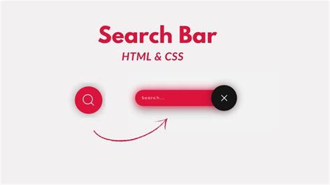 Awesome Search Bar Using Html And Css Css Search Box Youtube