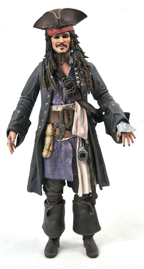 DIAMOND SELECT TOYS Pirates Of The Caribbean Dead Men Tell No Tales Jack Sparrow Action Figure