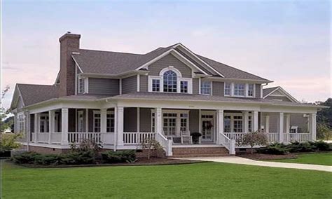 Image Result For 2 Story Farmhouse With Wrap Around Porch The Plan How